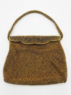 Vintage Charlet Beaded Evening Handbag Mid Century Formal Accessory